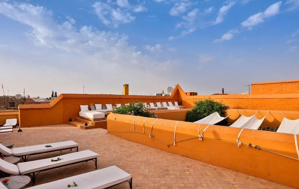 Terrace, Riad Al Jazira, Marrakech