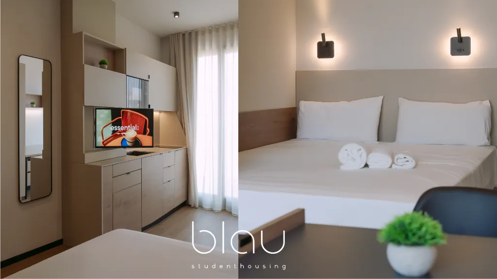 DOUBLE PREMIUM Room, Blau Student Housing, Barcelona