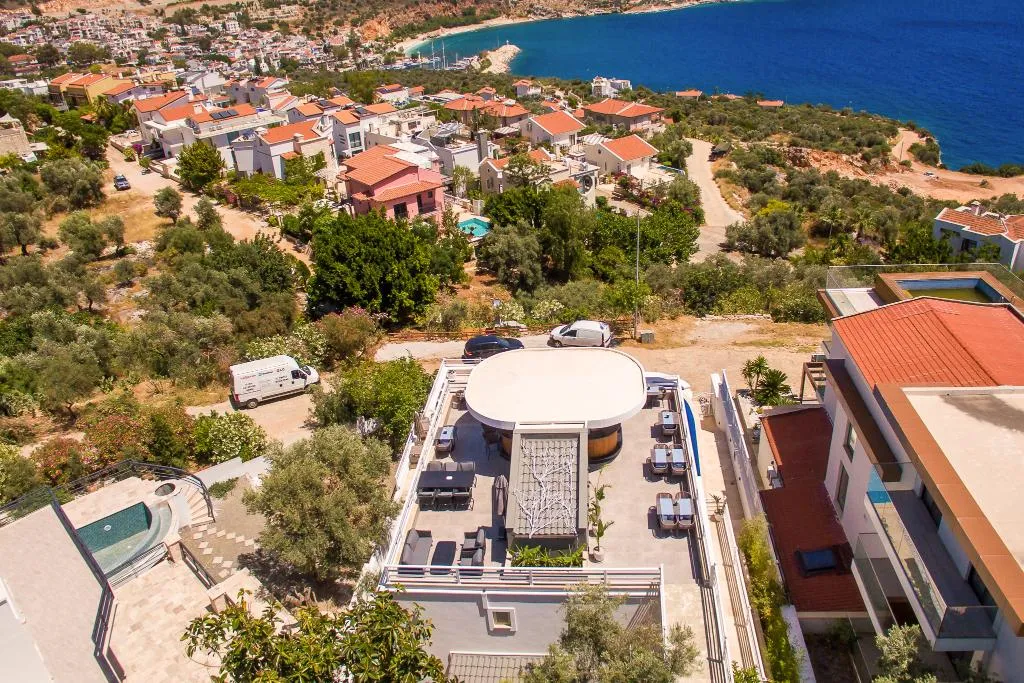Terrace, Kalkan Saray Suites, Dalaman