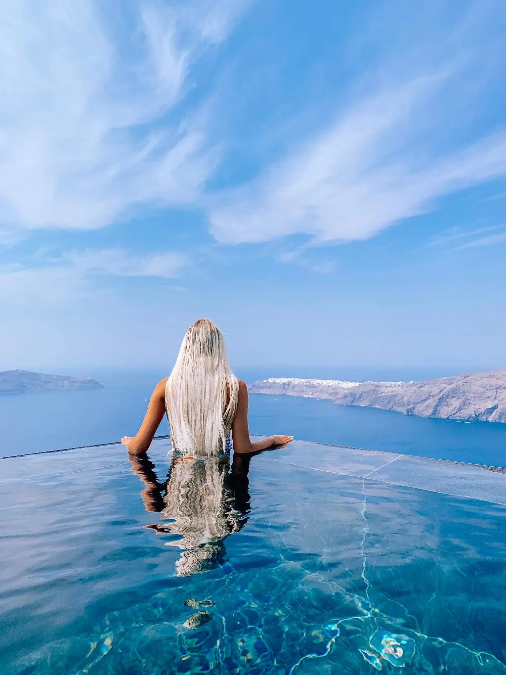Pool, Galaxy Suites & Villas, Santorini
