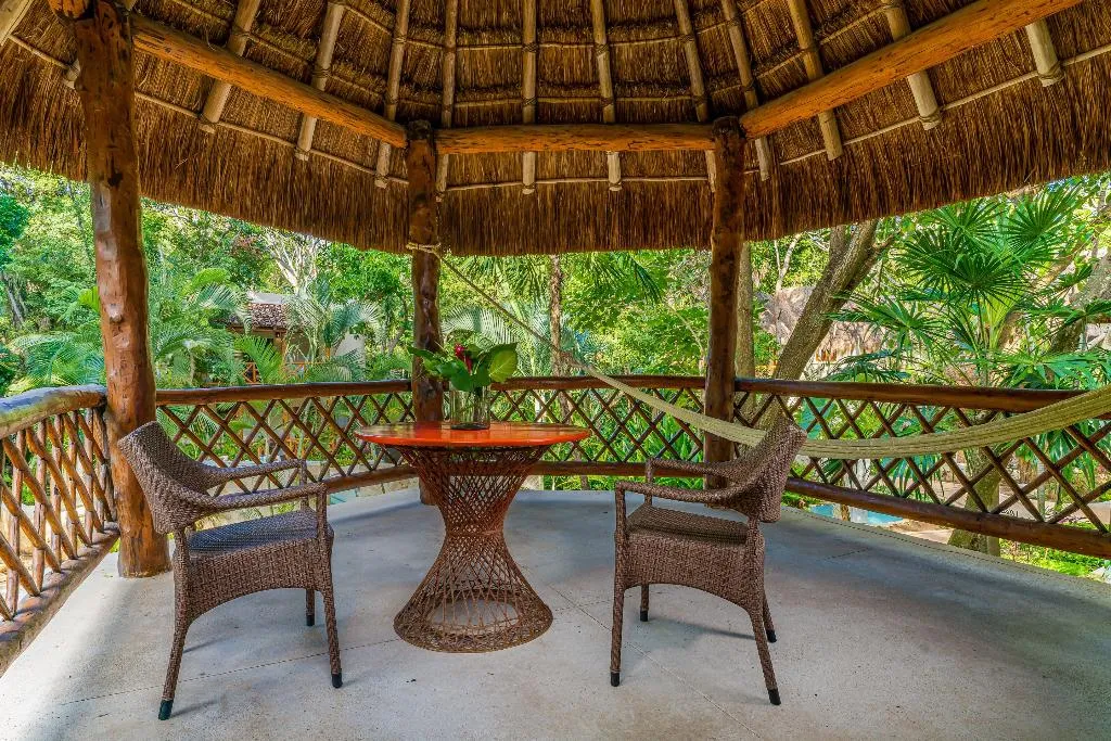 DOUBLE GARDEN VIEW TWO QUEEN BEDS Room, Mahekal Beach Resort & Spa, Playa Del Carmen
