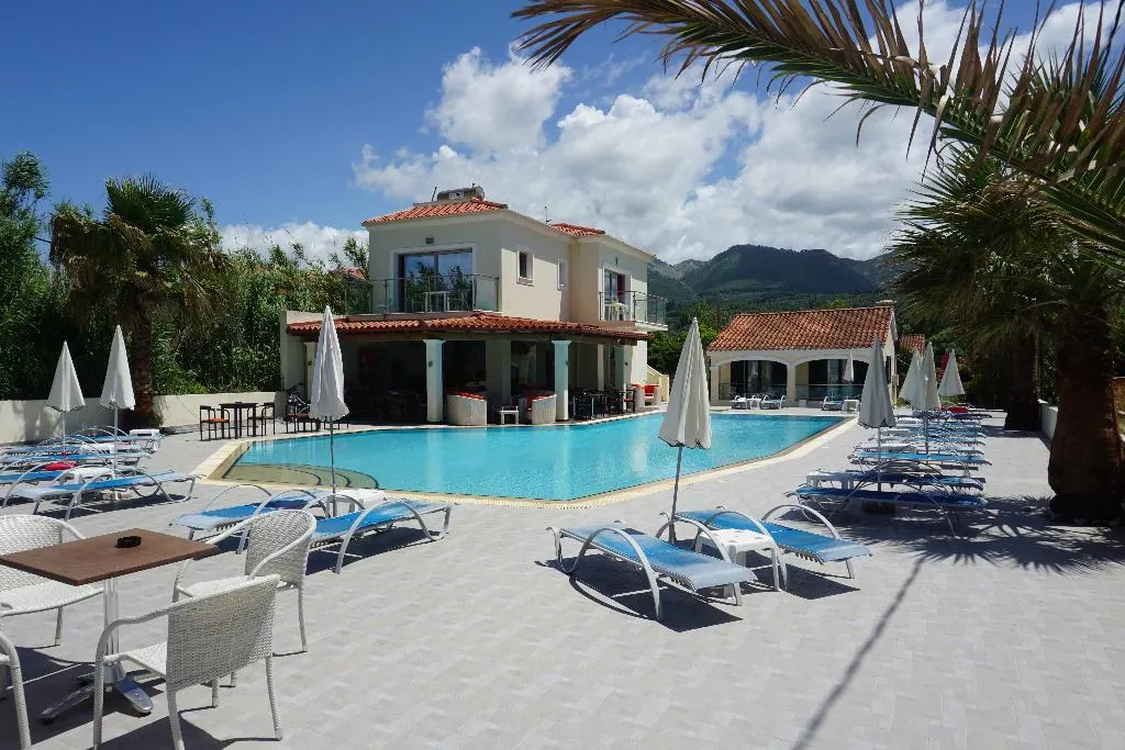 Pool, Sunrose Beach Aparthotel, Corfu