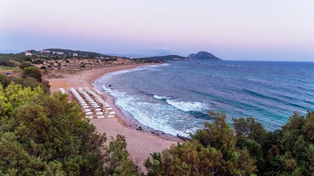 General view, Romanos Beach Villas, Kalamata