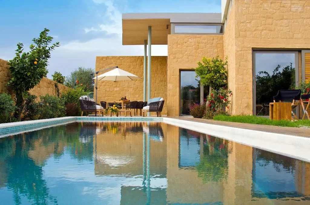 VILLA THREE BEDROOMS Room, Conte Marino Villas, Crete