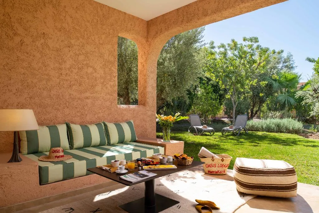 Terrace, Oasis Lodges, Marrakech
