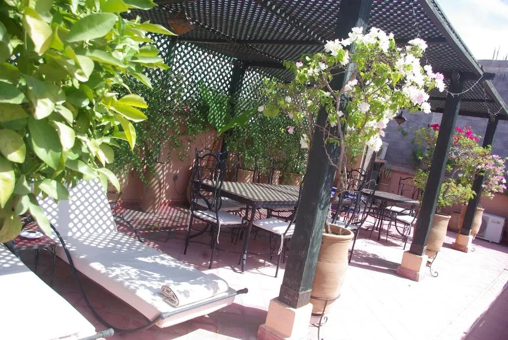 Terrace, Riad Dar Dialkoum, Marrakech