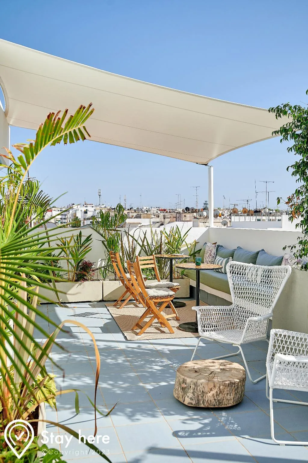 Terrace, Stayhere Rabat - Agdal 3 - Prestige Residence, Rabat