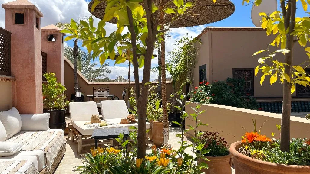 Terrace, Riad Dar Zaman, Marrakech
