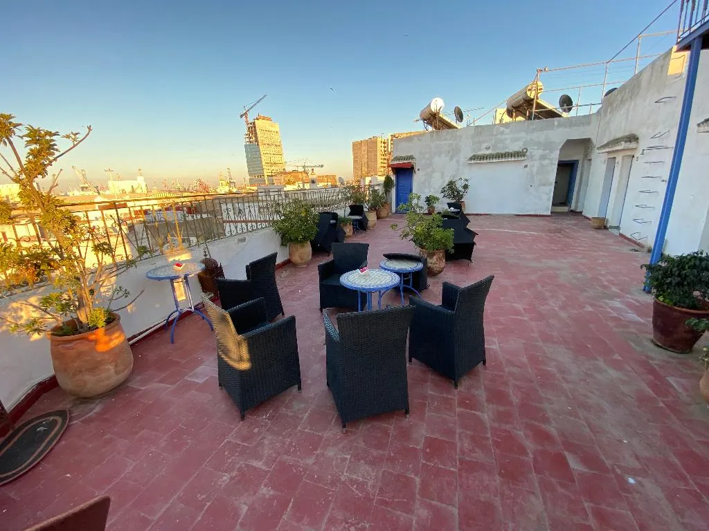 Terrace, Hotel Central, Casablanca