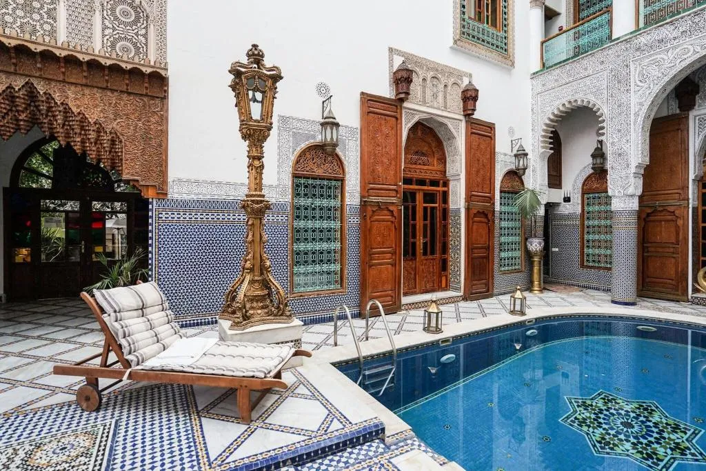 Pool, Riad Arabesque, Fez