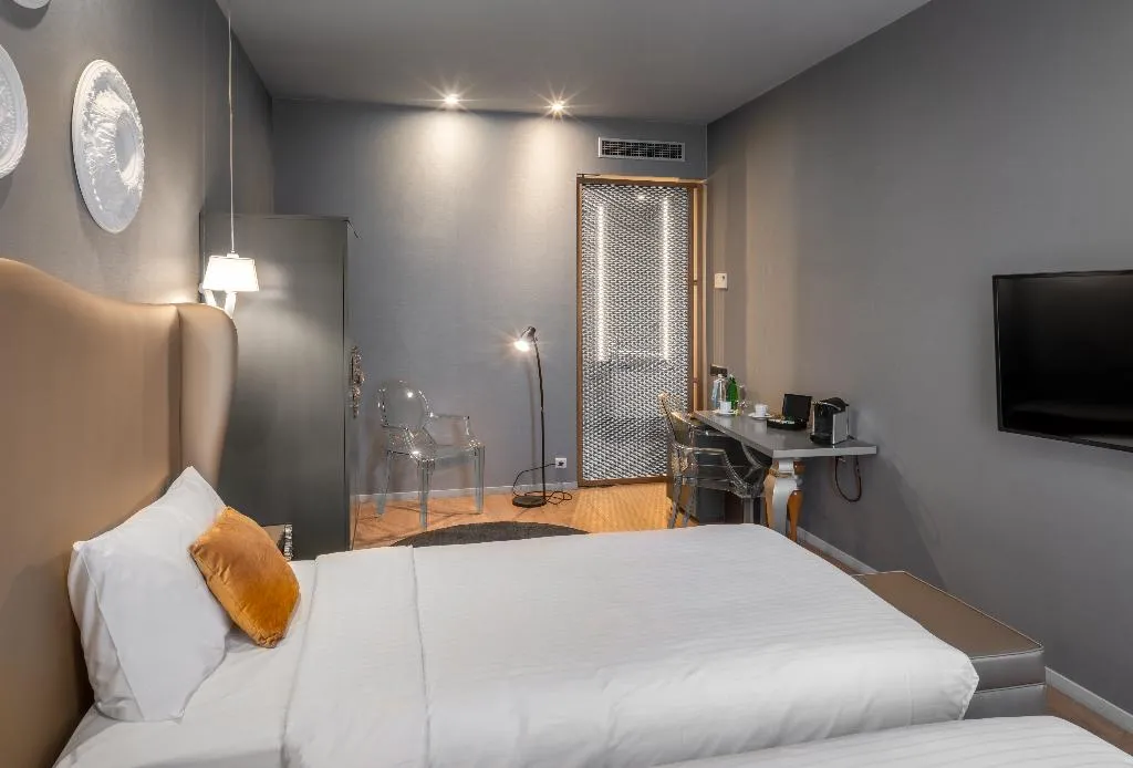 TWIN DELUXE TWO BEDS Room, 987 Design Prague hotel, Prague