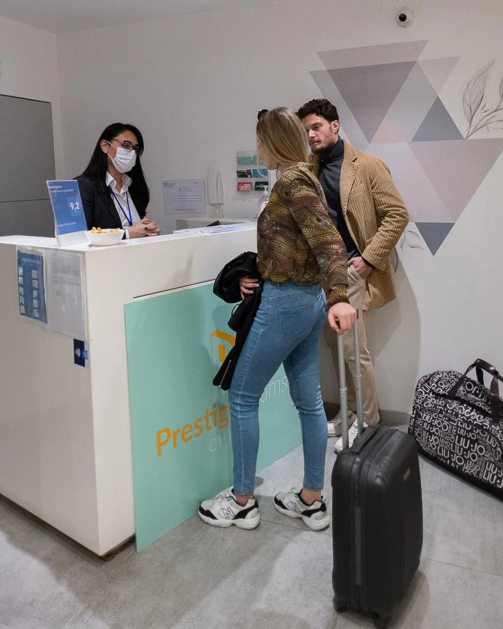Lobby, Prestige Rooms Chiaia, Naples