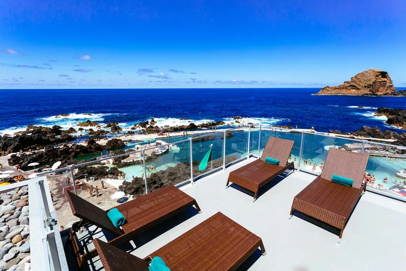Terrace, Aqua Natura Madeira Hotel, Madeira