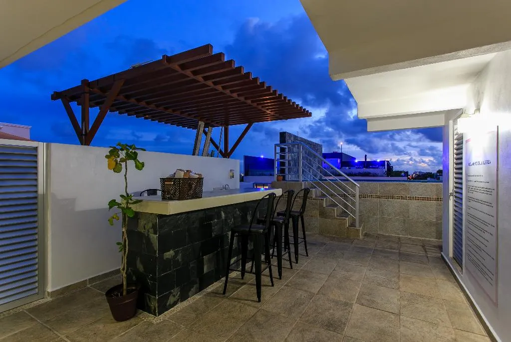 Terrace, Koox Downtown Family Boutique Hotel, Playa Del Carmen