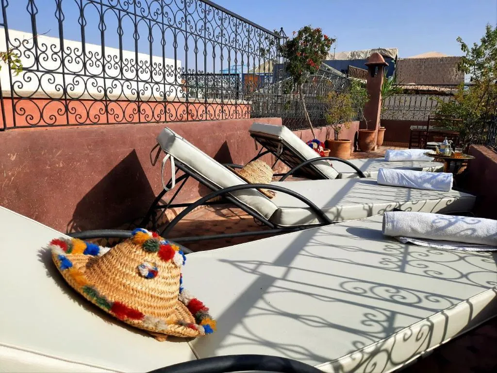 Terrace, Riad Irhalne, Marrakech