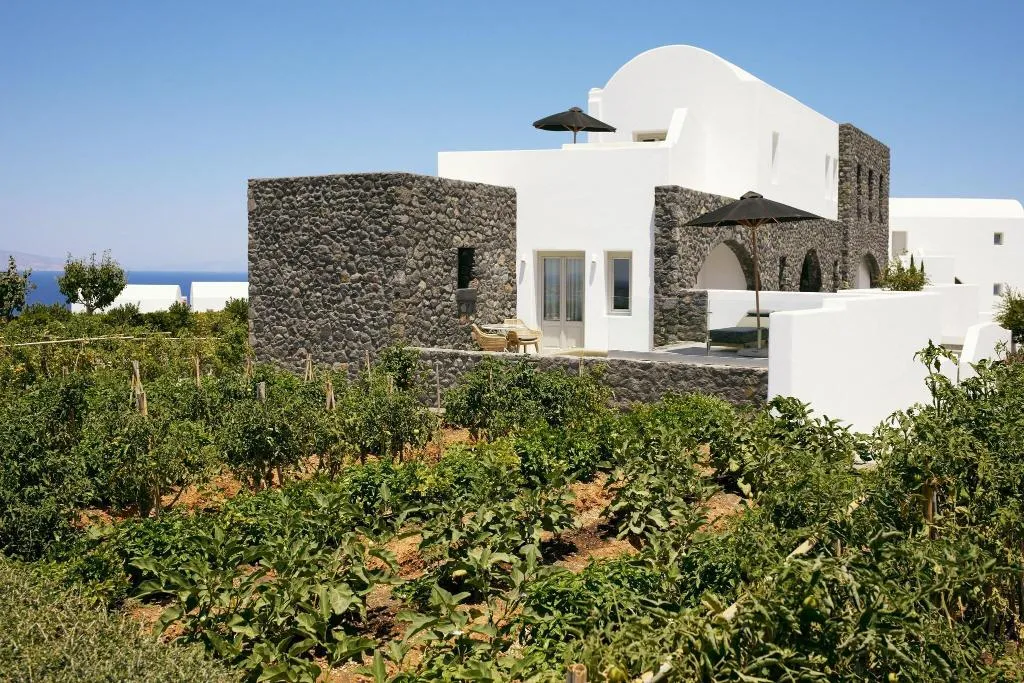 Terrace, Santo Pure Oia Suites and Villas, Santorini