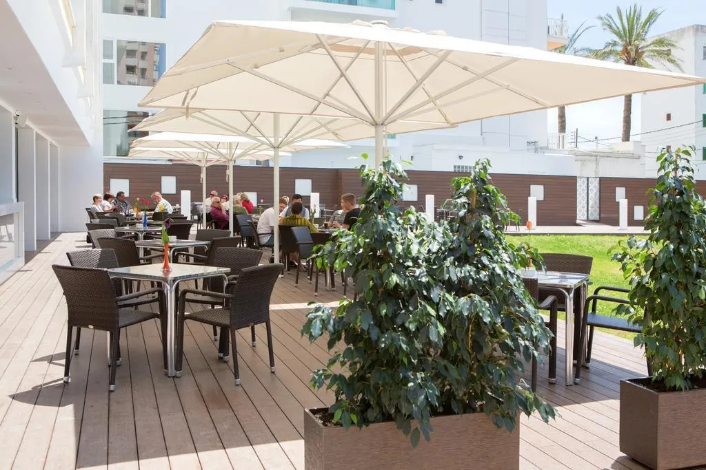Terrace, Hotel Luxor, Majorca