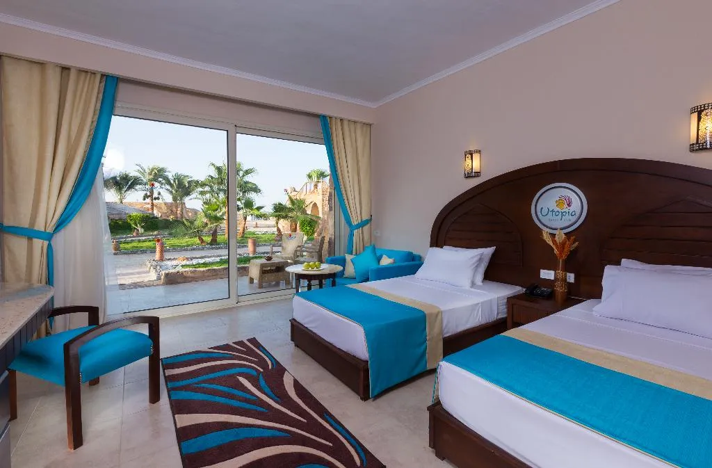 BUNGALOW DELUXE BEACH FRONT Room, Utopia Beach Club, Red Sea Riviera
