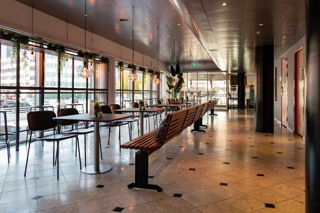 Lobby, Cabinn City, Copenhagen