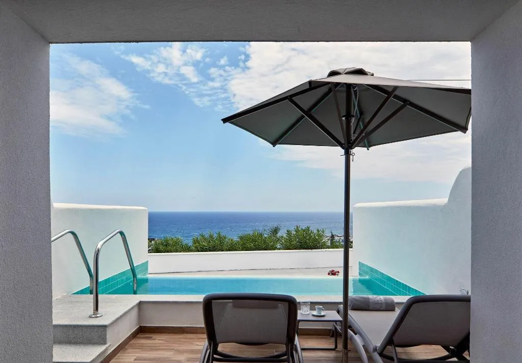 Terrace, Esperos Village Adults Only, Rhodes