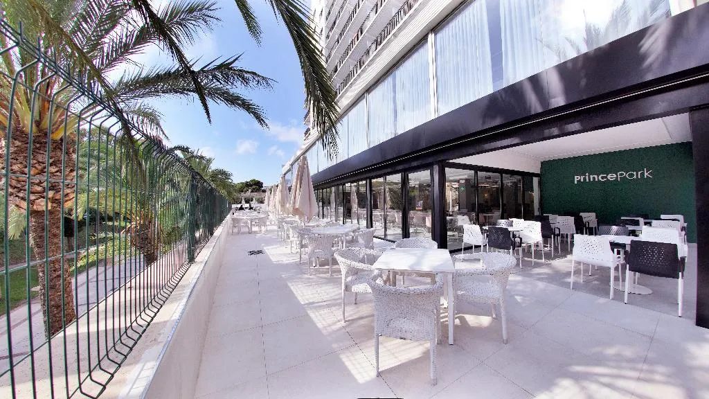 Terrace, Prince Park Hotel, Costa Blanca