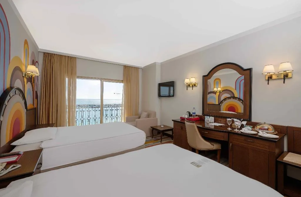 DOUBLE DELUXE SEA VIEW Room, Megasaray West Beach Antalya, Antalya