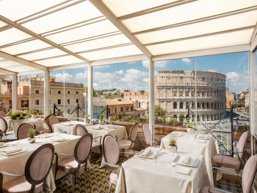 Restaurant, Manfredi Luxury  Apartments, Rome