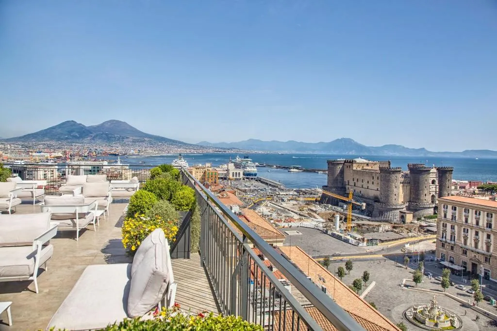 Terrace, Renaissance Naples Mediterraneo, Naples