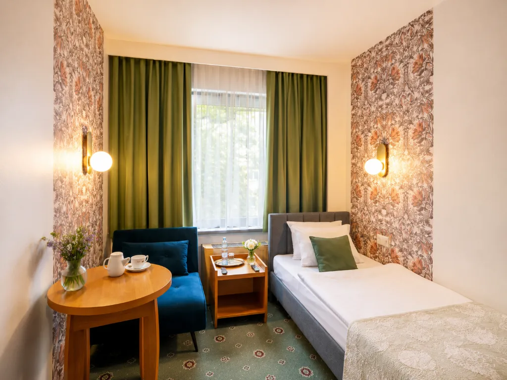 SINGLE SUPERIOR Room, Hotel Secesja, Krakow