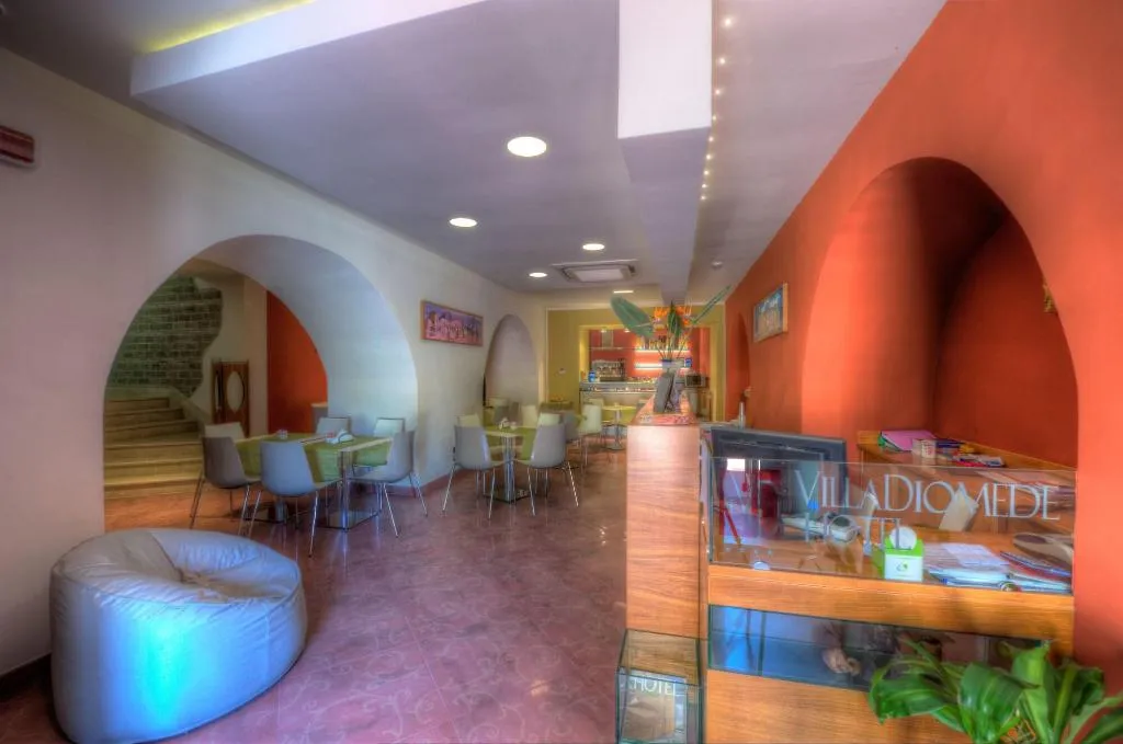 Lobby, Villa Diomede Hotel, Naples