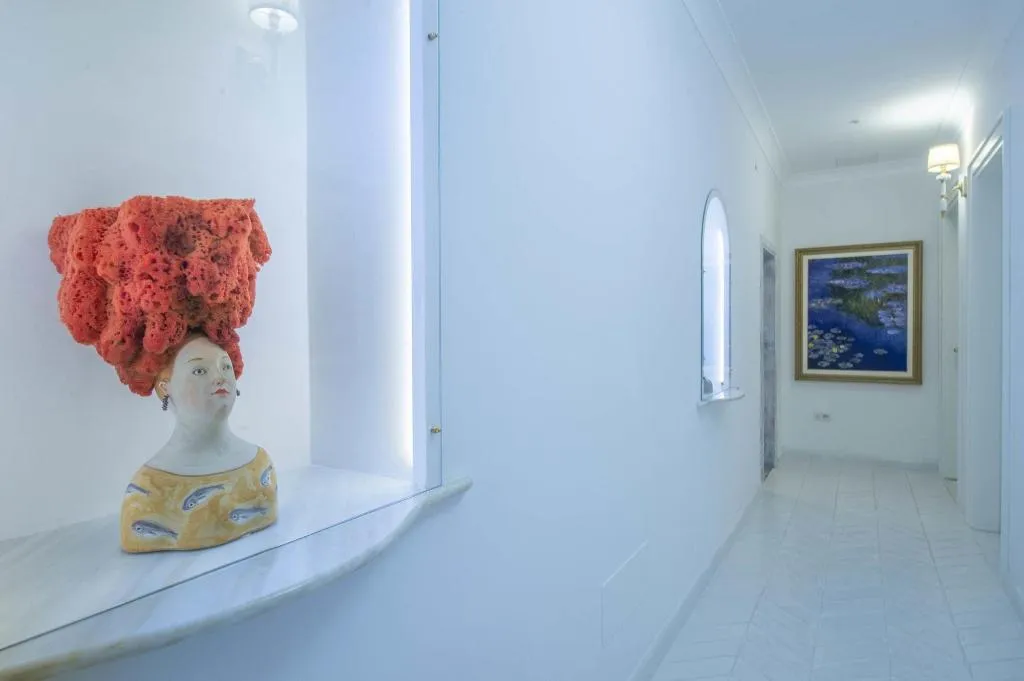 Lobby, Hotel Pellegrino, Naples
