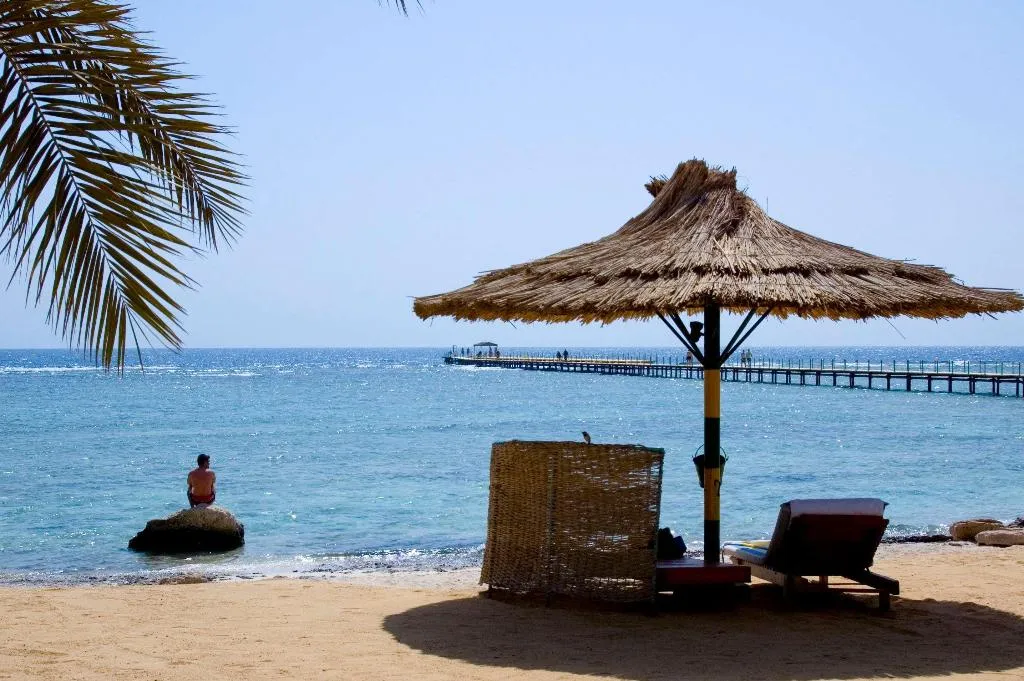 Beach, Flamenco Beach Resort, Red Sea Riviera