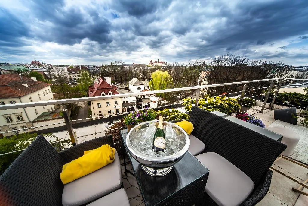 Terrace, Hotel Rubinstein, Krakow