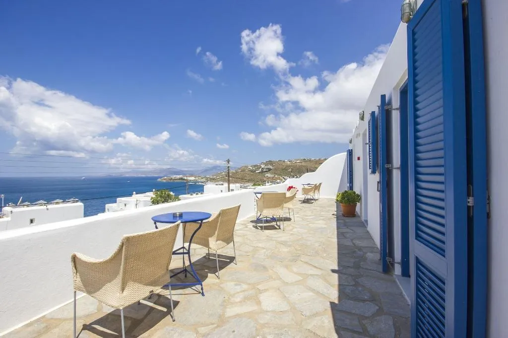 Terrace, Spanelis Hotel, Mykonos