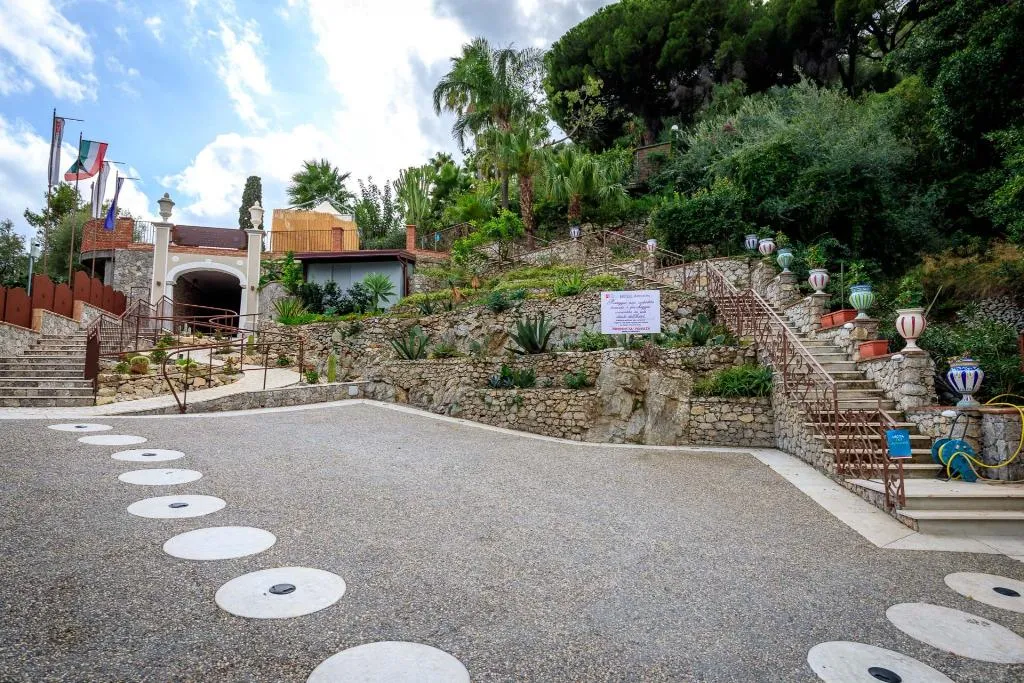 General view, Ariston and Palazzo Santa Caterina, Taormina