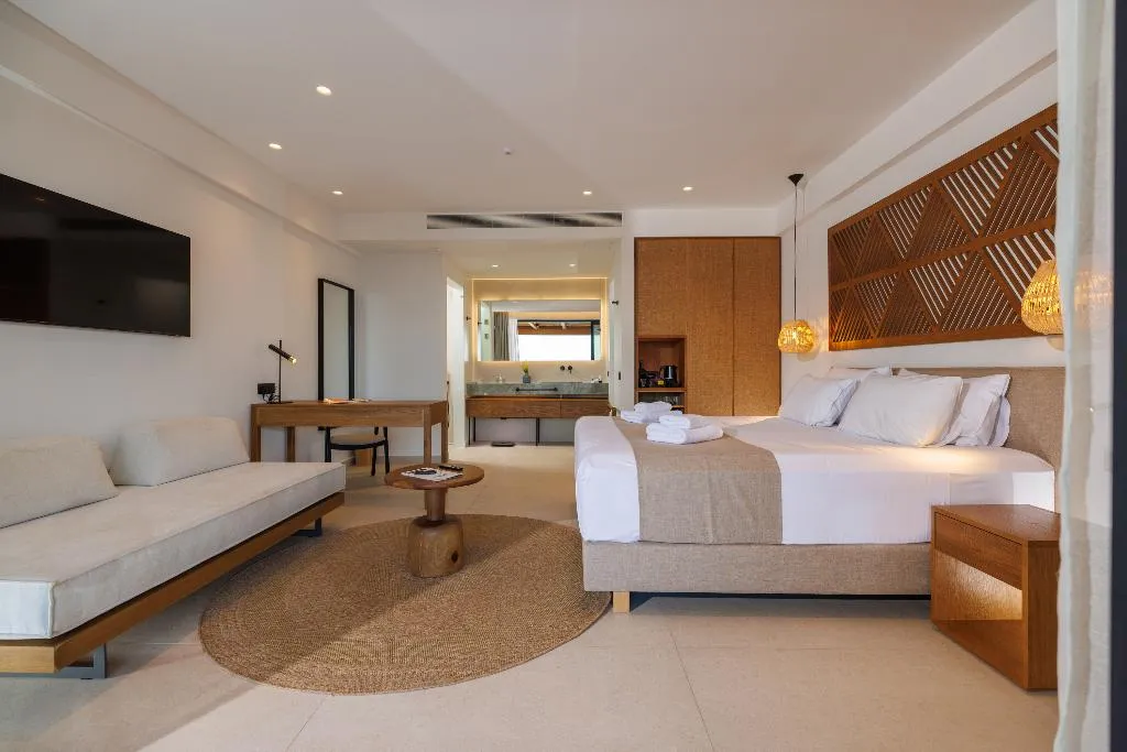 JUNIOR SUITE DELUXE SEA VIEW Room, Deos Luxury Suites, Crete