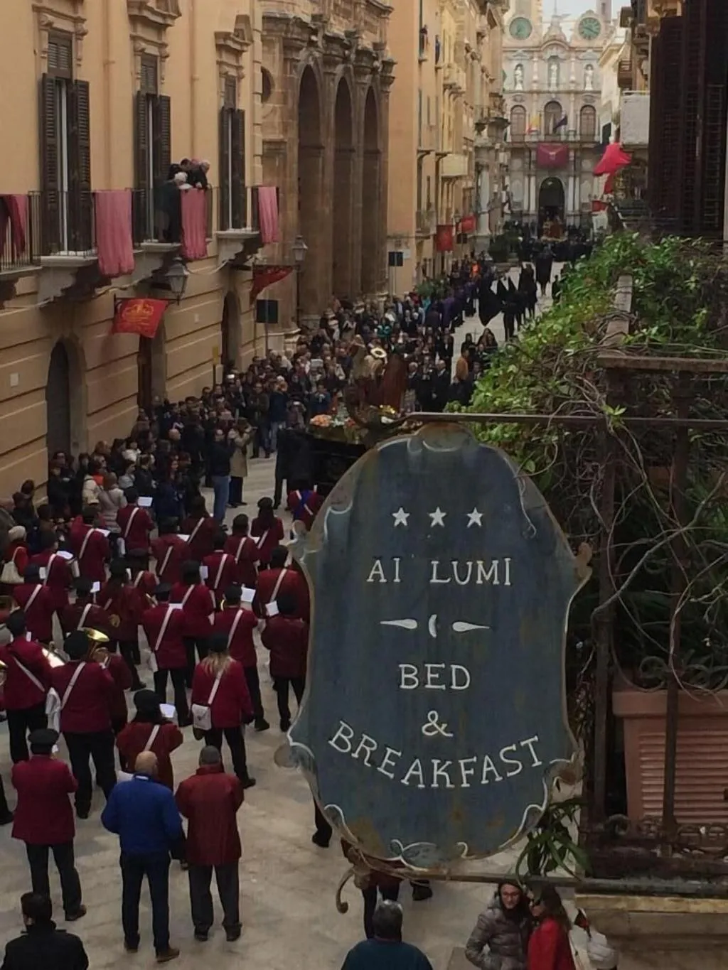 General view, B&B Ai Lumi, Palermo