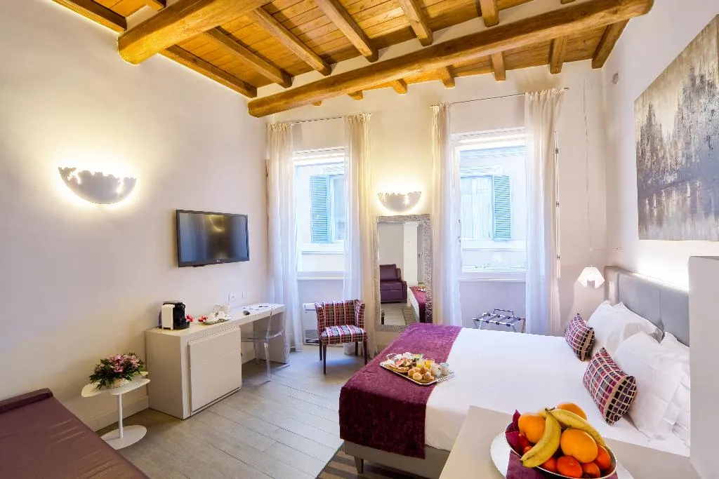 Double or Twin STANDARD Room, Trevi Palace Luxury Inn, Rome
