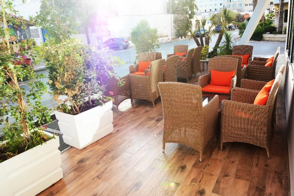 Terrace, Marigold, Tunisia
