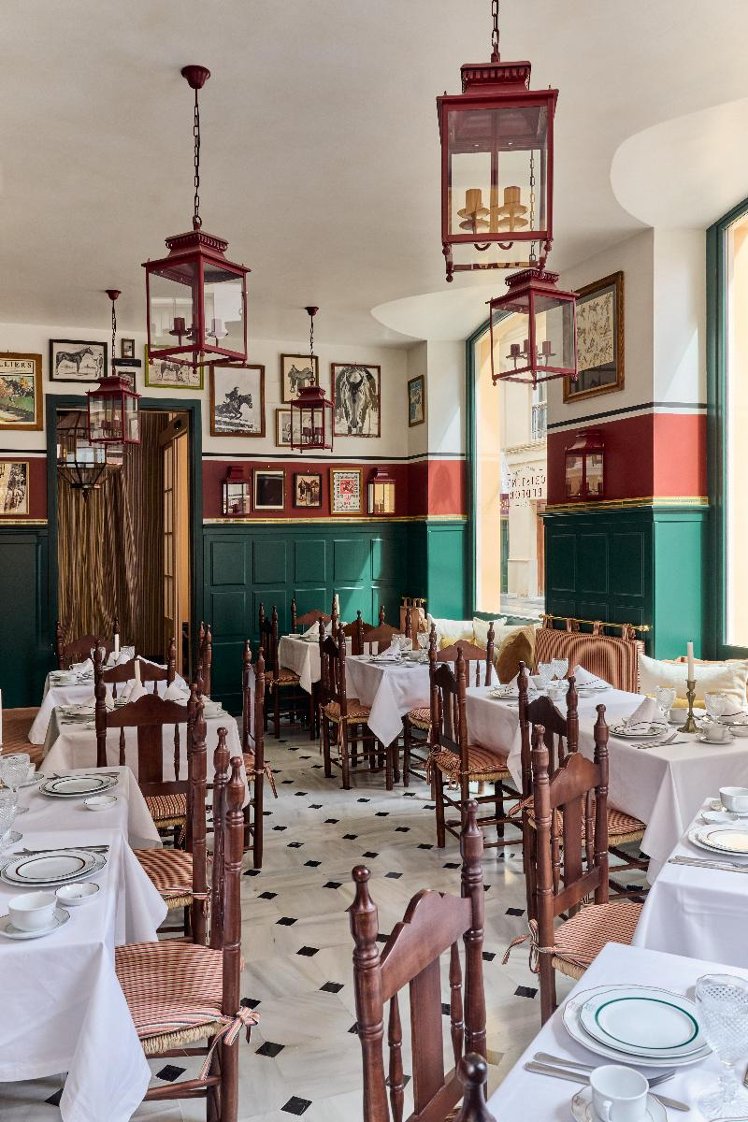 Restaurant, Cristine Bedfor Guest Houses Malaga, Costa Del Sol
