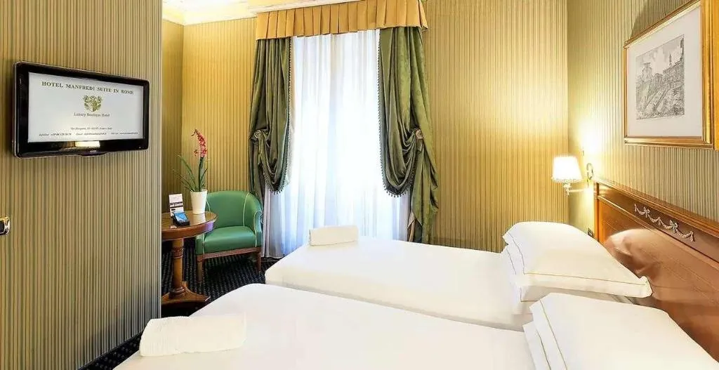 Room, Hotel Manfredi Suite In Rome, Rome