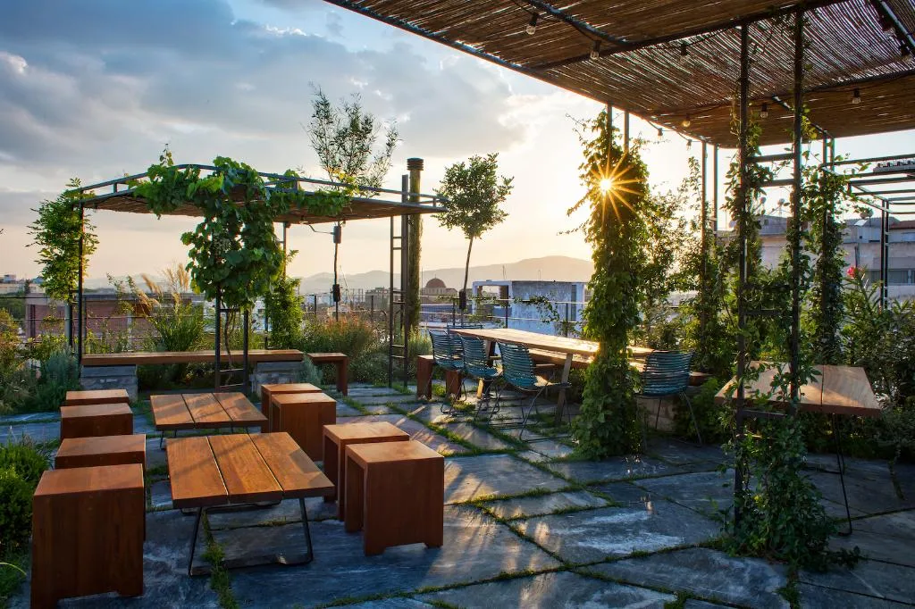 Terrace, The Foundry Suites, Athens