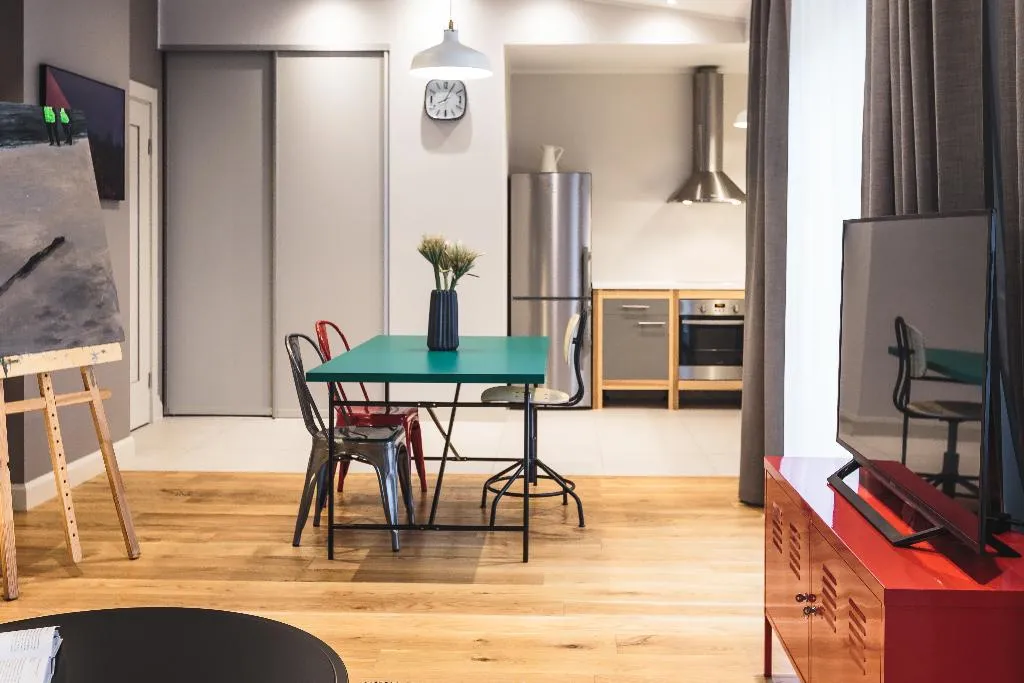 APARTMENT ONE BEDROOM WITH TERRACE Room, Riga Lux Apartments Skolas Street 20, Riga