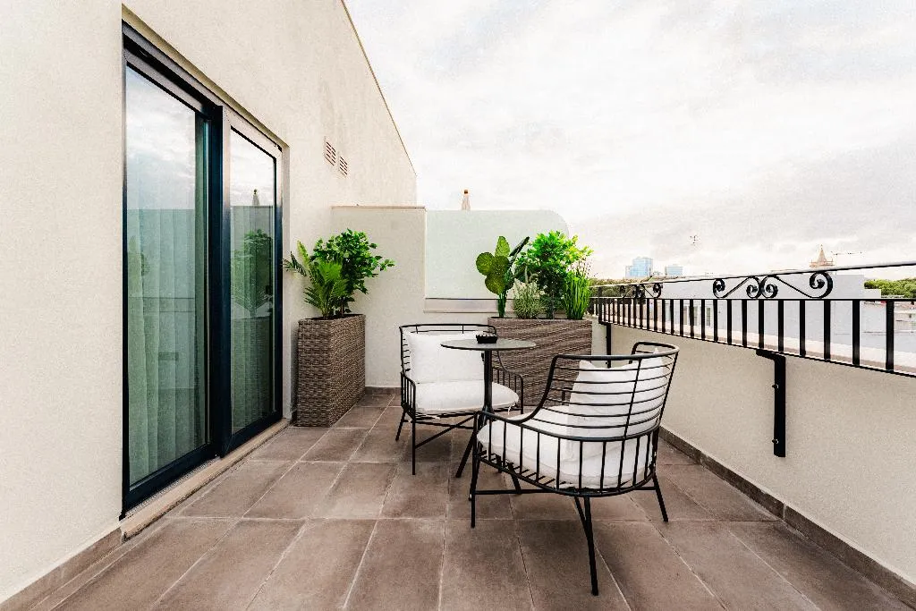 Terrace, Royale Sainte Helene Boutique Hotel, Malta