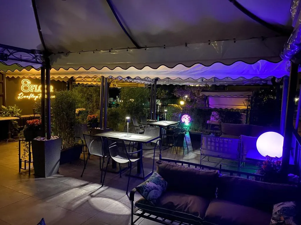 Terrace, Trilussa Palace Congress & Spa, Rome
