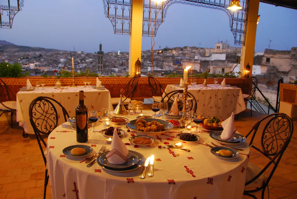 Terrace, Dar el Ghalia, Fez