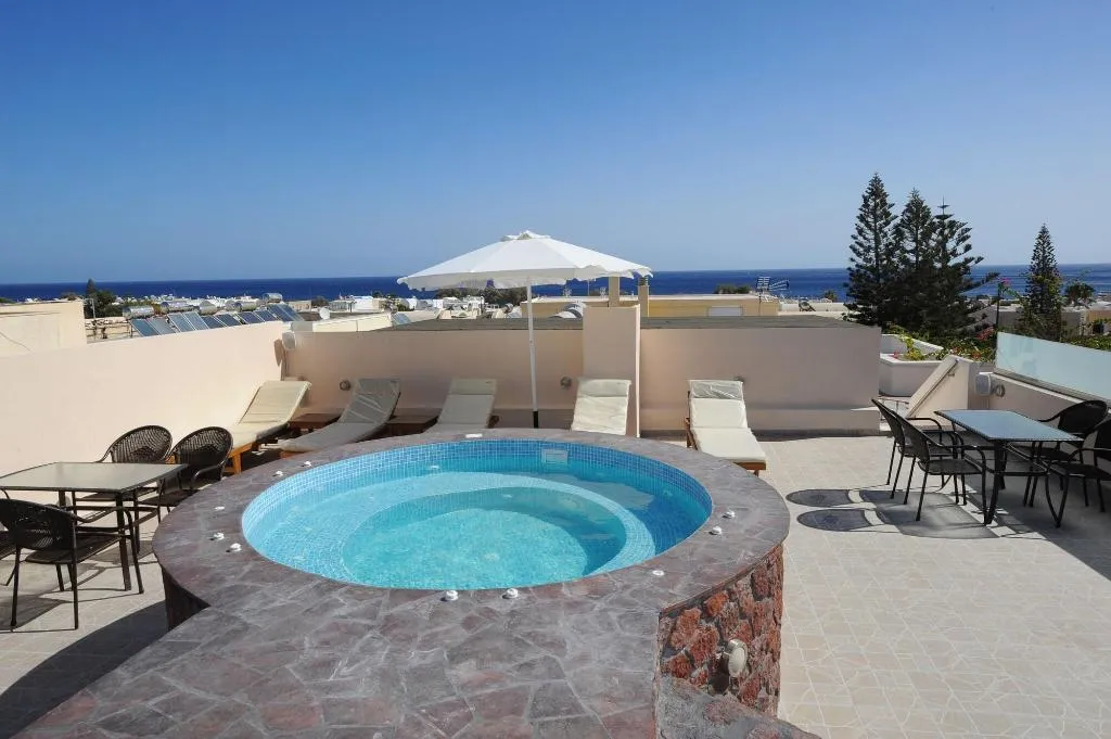 Terrace, Orfeas Apartments, Santorini