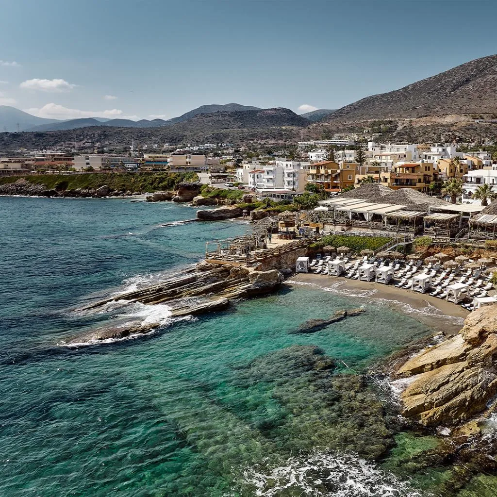 Beach, Porto Greco Village Beach hotel, Crete