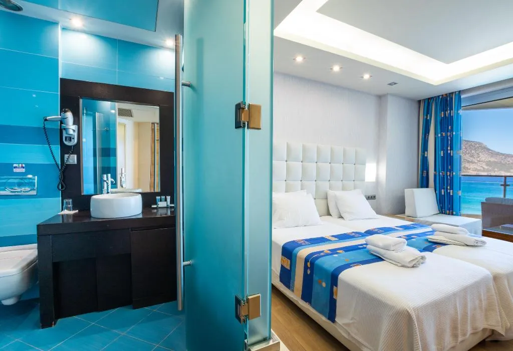 SINGLE SEA VIEW Room, Konstantinos Palace, Rhodes