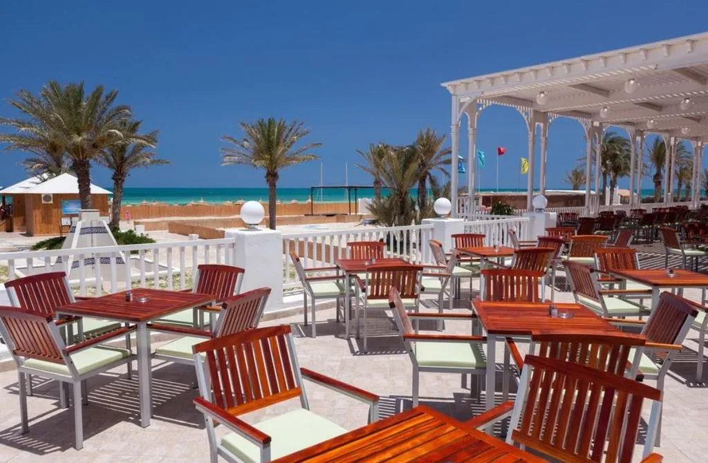 Terrace, Club Calimera Yati Beach, Tunisia
